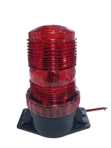Beacon Light Emergency Warning Light White Lamp Bead Red Lampshade